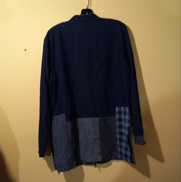 Women's Marcia Short Denim Dress. - Picture 4 of 4